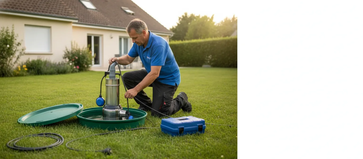 Dépannage pompe de relevage Melgven – méthode / geste technique